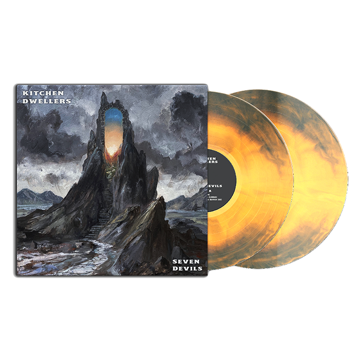Seven Devils Vinyl (Blue/Orange) – Kitchen Dwellers Store